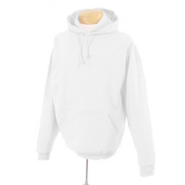 Jerzees NuBlend Pullover Hooded Sweatshirt - White Promotional Custom Imprinted With Logo Jerzees NuBlend Pullover Hooded Sweatshirt - White Promotional Custom Imprinted With Logo