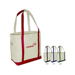 Small Accent Boat Tote Promotional Custom Imprinted With Logo Small Accent Boat Tote Promotional Custom Imprinted With Logo