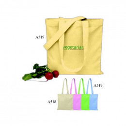 V-Natural Organic Flat Tote Promotional Custom Imprinted With Logo