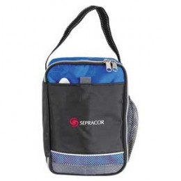 Icy Bright Vertical Lunch Cooler Promotional Custom Imprinted With Logo
