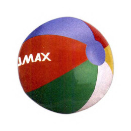 10-1/2" Diameter Beach Ball Promotional Custom Imprinted With Logo