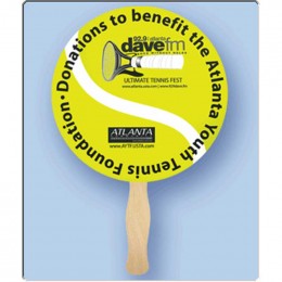 Circle Fan Promotional Custom Imprinted With Logo