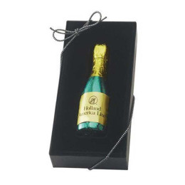 Chocolate Champagne Bottle Promotional Custom Imprinted With Logo