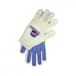 Cotton-poly blend glove - custom palm Promotional Custom Imprinted With Logo