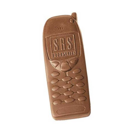 Chocolate Cell Phone - 2.5 Oz Promotional Custom Imprinted With Logo