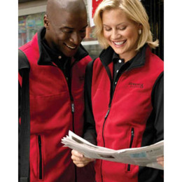 Chestnut Hill Polartec Colorblock Full-Zip Vest Promotional Custom Imprinted With Logo