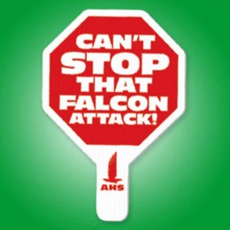 Stop Sign Hand Fan Promotional Custom Imprinted With Logo