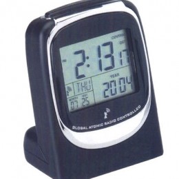 Global Atomic Travel Clock Promotional Custom Imprinted With Logo