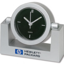 Round Analog Clock Promotional Custom Imprinted With Logo