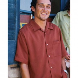 Cubavera Bedford Cord Short-Sleeve Shirt Promotional Custom Imprinted With Logo