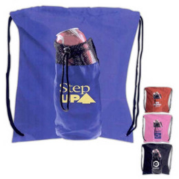 Water Bottle Backpack Promotional Custom Imprinted With Logo
