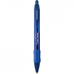 BIC WideBody Clear Grip Pen Promotional Custom Imprinted With Logo