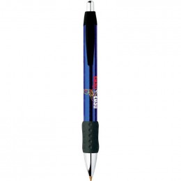 BIC WideBody Chrome Grip Pen Promotional Custom Imprinted With Logo
