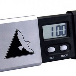 LCD Desk Travel Clock Promotional Custom Imprinted With Logo