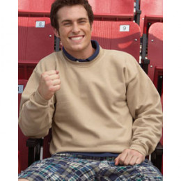 Hanes Ultimate Cotton Crew Neck Sweatshirt - Color Promotional Custom Imprinted With Logo Hanes Ultimate Cotton Crew Neck Sweatshirt - Color Promotional Custom Imprinted With Logo