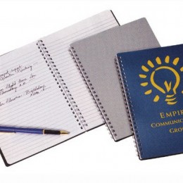 Apollo Jr. Spiral Notebook Promotional Custom Imprinted With Logo Apollo Jr. Spiral Notebook Promotional Custom Imprinted With Logo