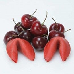 Cherry Flavored Fortune Cookie Promotional Custom Imprinted With Logo