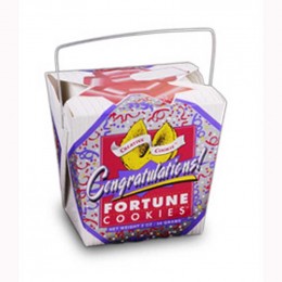 Congratulations Cookie Pail Promotional Custom Imprinted With Logo
