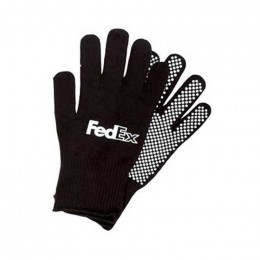 Acrylic knit glove- dotted palm Promotional Custom Imprinted With Logo