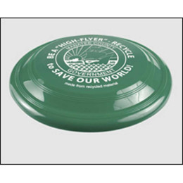 9" Recycled Plastic Flyer Promotional Custom Imprinted With Logo