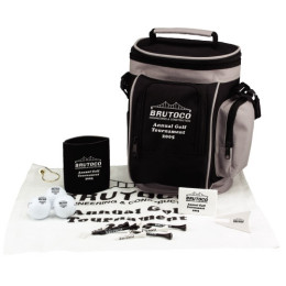 Golf Cooler Kit With Pinnacle Golf Balls Promotional Custom Imprinted With Logo