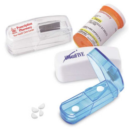 Smooth-Dose Pill Splitter Promotional Custom Imprinted With Logo
