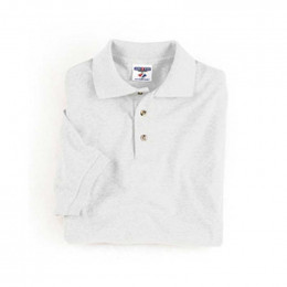 Jerzees Cotton/Poly Golf Shirt - White Promotional Custom Imprinted With Logo