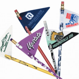 Pencil Pennants Promotional Custom Imprinted With Logo Pencil Pennants Promotional Custom Imprinted With Logo