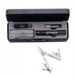 Mag-Lite Solitaire w/Leatherman Micra Tool Promotional Custom Imprinted