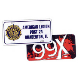 High Impact Ad Plate - 20 mil Promotional Custom Imprinted With Logo