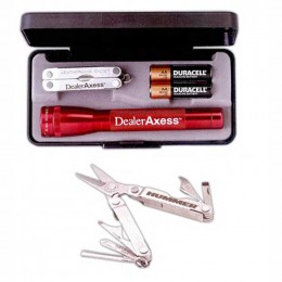 Mini Mag-Lite with Leatherman Micra Tool Promotional Custom Imprinted With Logo