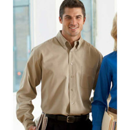 Harriton Millennium Twill Shirt Promotional Custom Imprinted With Logo