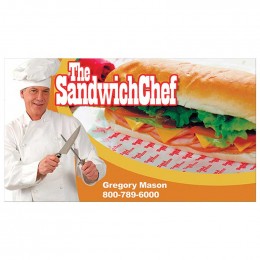 4-Color Business Card Magnet - 30 mil Promotional Custom Imprinted With Logo