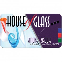 Jumbo 4-Color Business Card Magnet - 30 mil Promotional Custom Imprinted With Logo