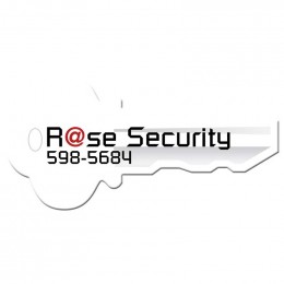 Key Shape Magnet - Medium - 20 mil Promotional Custom Imprinted With Logo