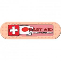 Bandage Shape Magnet - Small  - 30 mil Promotional Custom Imprinted With Logo
