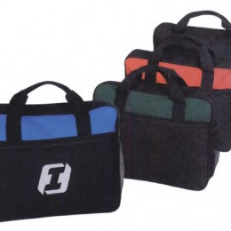 Polyester Portfolio with Cell Pocket-Silkscreen Promotional Custom Imprinted With Logo