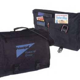All Purpose Brief Bag With Embroidery Promotional Custom Imprinted With Logo