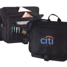 Corporate Brief Bag-Silkscreen Promotional Custom Imprinted With Logo