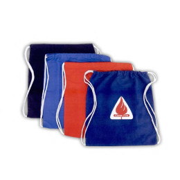 Cotton Drawstring Backpack Promotional Custom Imprinted With Logo