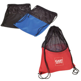 Mesh Drawstring Backpack Promotional Custom Imprinted With Logo
