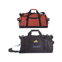 Sports Duffel Bag with Shoe Compartment Promotional Custom Imprinted With Logo