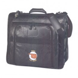Leather Valet Garment Bag Promotional Custom Imprinted With Logo
