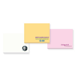 4"x3" Sticky Notepad - 50 Sheets - Recycled Paper Promotional Custom