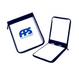 Zippered Writing Pad Promotional Custom Imprinted With Logo