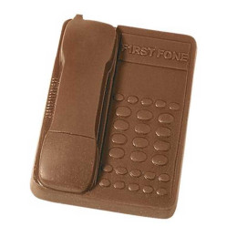 Chocolate Desk Phone Promotional Custom Imprinted With Logo
