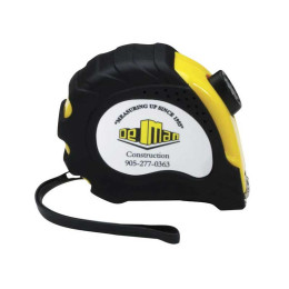 Metal Retractable Tape Measure - 10 ft. Promotional Custom Imprinted With Logo Metal Retractable Tape Measure - 10 ft. Promotional Custom Imprinted With Logo