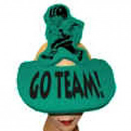 Spirit Football Player Visor Promotional Custom Imprinted With Logo