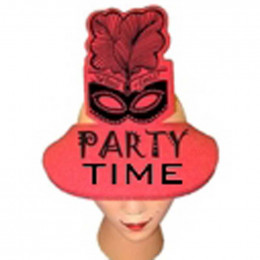 Spirit Mardi Gras Mask Visor Promotional Custom Imprinted With Logo