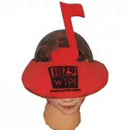 Spirit Music Note Visor Promotional Custom Imprinted With Logo
